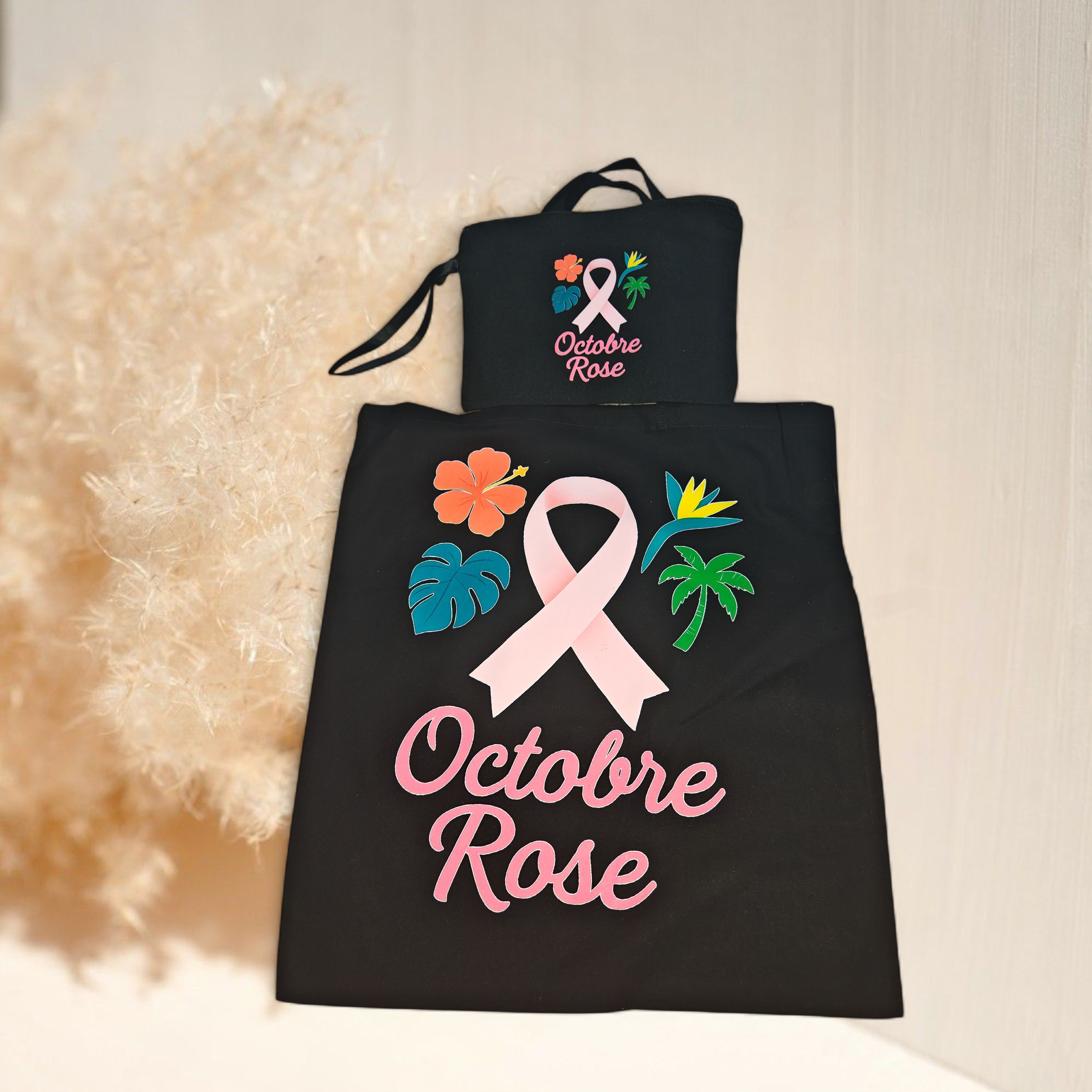 Top bag et pochette Octobre Rose